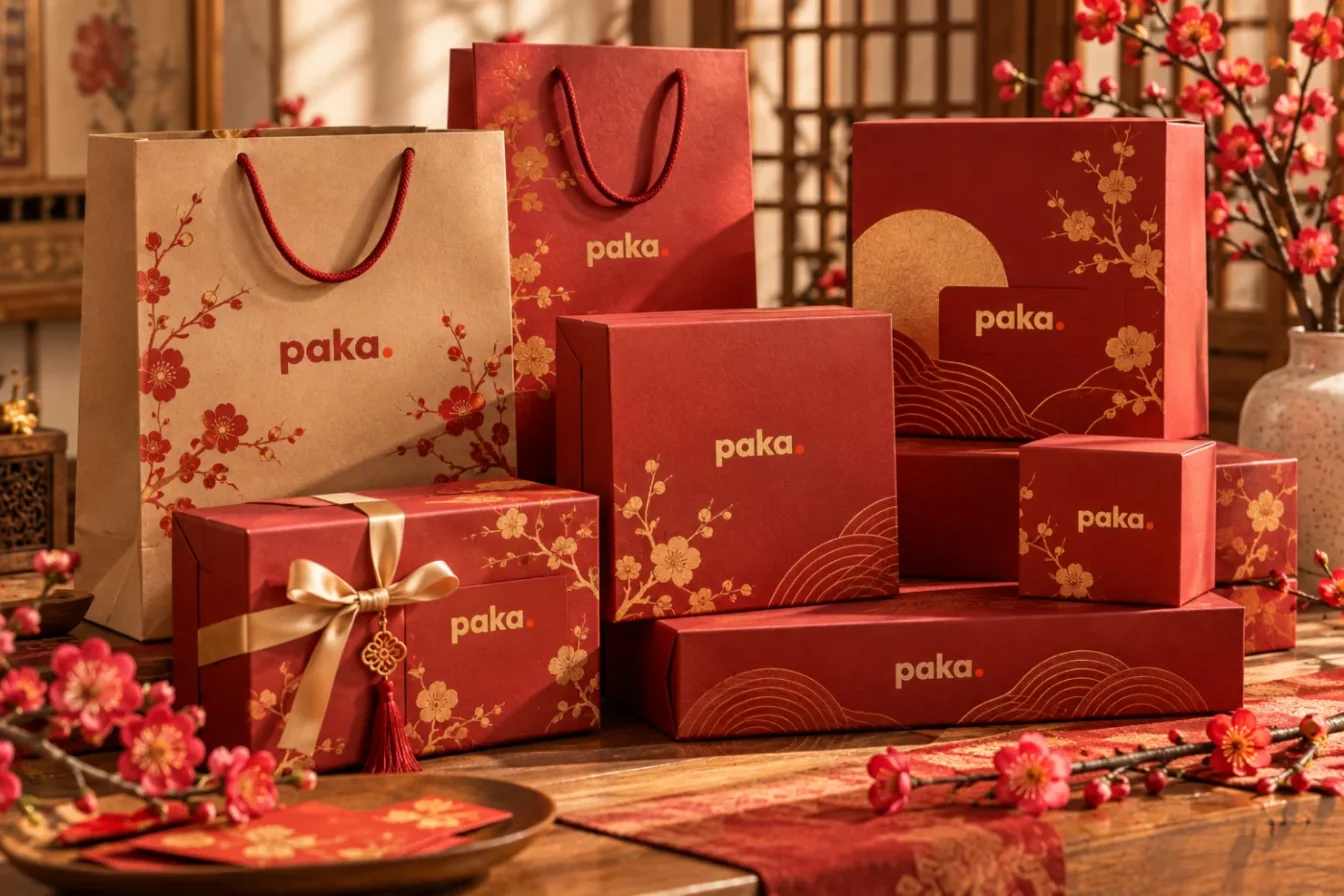 PAKA - hộp quà Tết in logo