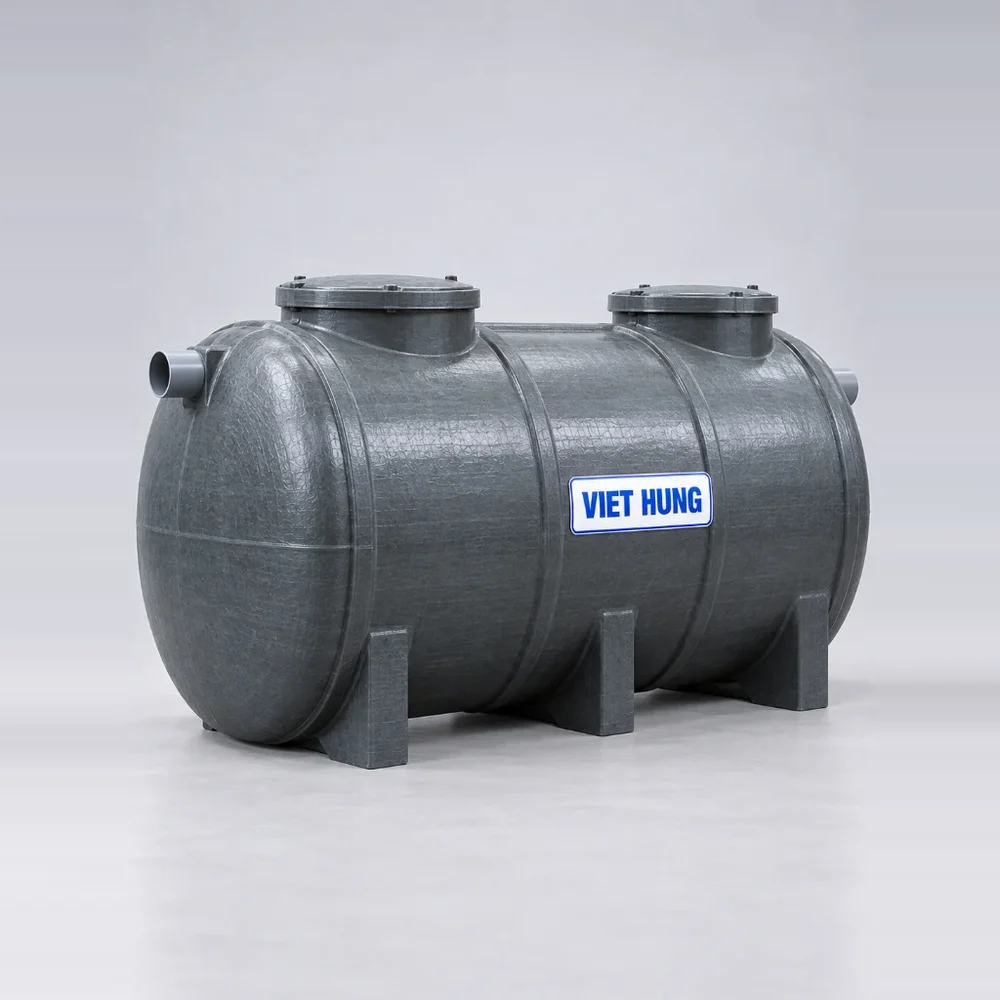 Bể tự hoại composite 3 ngăn 2 m³